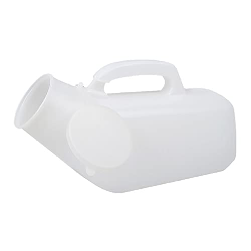 YNGJUENCP Urinals for Men 1000ml,for Elderly in The Dark,Spill Proof Screw Cap Lid,Portable Male Urinals,Urinal Bottle for Car,Incontinence(Size:4pcs)