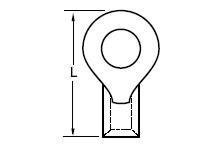 Terminals RING VERSAKRIMP (E-3 ERSAKRIMP (E-358-58) (5 pieces)