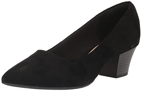 Clarks Teresa Step Escarpins pour Femme, Daim Noir, 38.5 EU