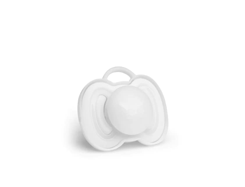 Herobility Pacifiers for – 12 Month Baby White BPA Free, Thin Soft  Silicone Material, Large Air Vents Easy to Clean Hygienic