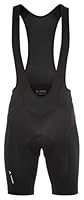 VAUDE Herren Fahrradhose Active Bib Pants, atmungsaktiv, elastisch, schnelltrocknend, Passform: Slim fit, black uni, L