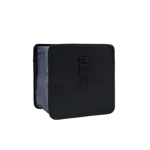 Organizador caja almacenamiento para asiento trasero y basurero coche universal plegable