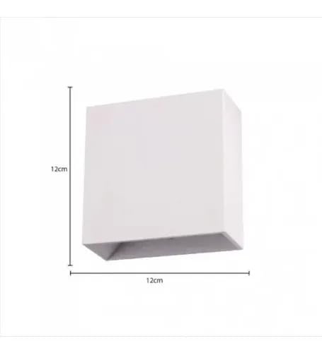 Arandela LED Focus Retangular 4W 3000K Gaya 9680 Branco Bivolt