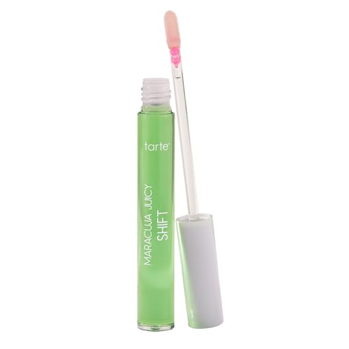 tarte maracuja juicy lip &amp; cheek shift – pH-Powered Lip Gloss Balm with Vitamin E &amp; Hyaluronic Acid for Smooth, Moisturized Lips &amp; Cheek Tint Blush, Vegan &amp; Cruelty-Free