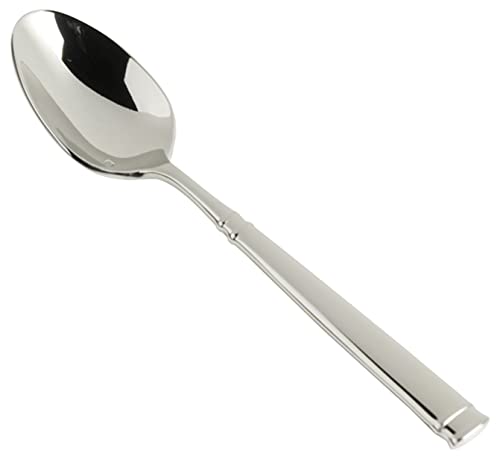 Fortessa Bistro 18/10 Stainless Steel Flatware Serving Spoon, 8.9-Inch,Silver