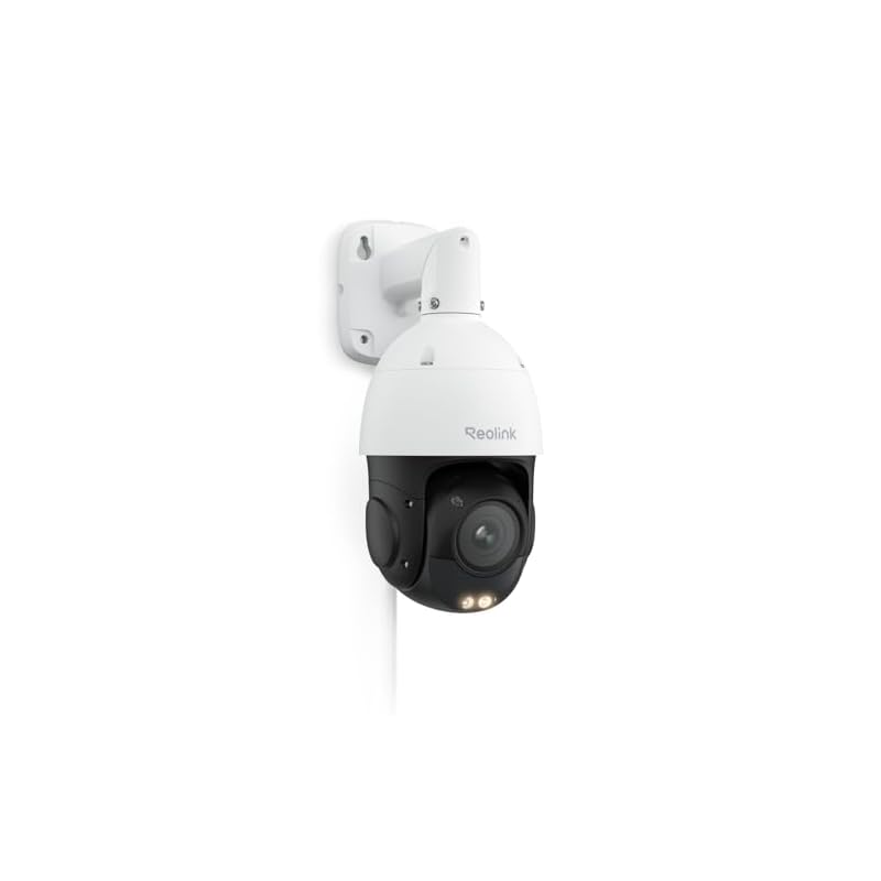 Reolink 4K PTZ PoE Home Security Camera Outdoor with Spotlights, Person/Vehicle/Pet Detection, 5X Optical Zoom, 360Â° Pan 90Â° Tilt Color Night Vision