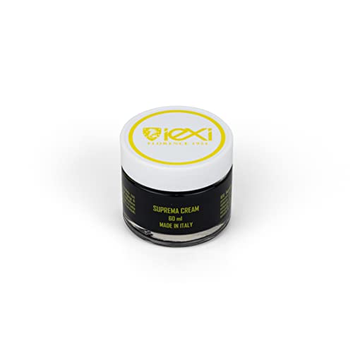 IEXI Suprema Cream Neutral o Negro 60ml - Crema formulada con ceras preciosas y naturales de alto poder pulido, sin uso de disolventes - Made in Italy (Negro)