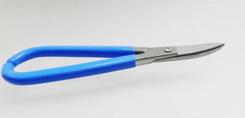 Jewelers Shears Curved Blade 7" PVC Handle Jewelry Making Metal Snips Scissor By JTS