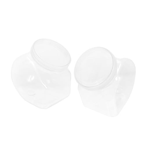 Cabilock 2 Piezas Botellas Pequeñas Botellas De Plástico Pequeñas Contenedores Líquidos Pequeños Transparent