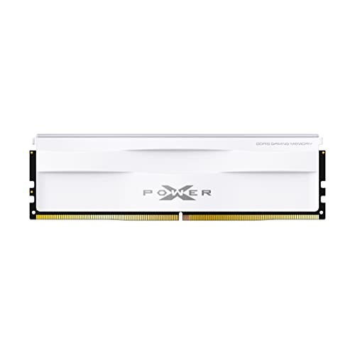 Image of SP Silicon Power XPOWER Zenith DDR5 16GB 6000MHz CL36 1.35V UDIMM Gaming Desktop Computer RAM Memory, White (SP016GXLWU60CFSG)