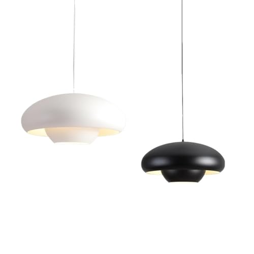 Lampe suspendue LED nordique 40cm en métal finition mate pour salon moderne