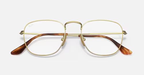 Image of Ray-Ban mens Rx8157v Frank Titanium Square Prescription Eyewear Frames