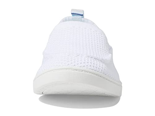 Image of Roxy Women's Minnow Knit Slip Ons, White, 6.5