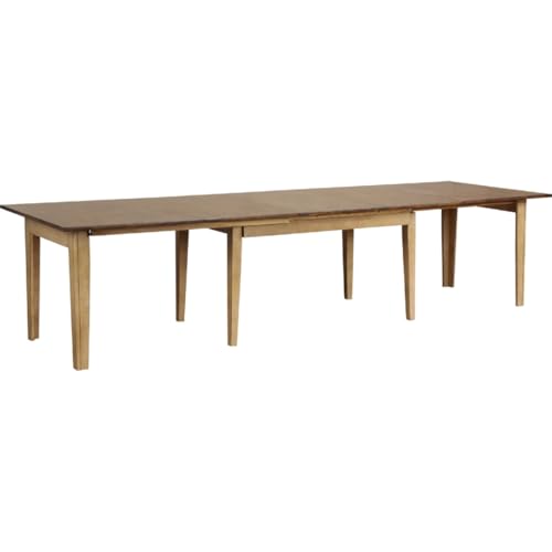 134 in. Brook Rectangular Extendable Dining Table with Seats 12