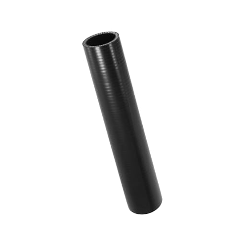 RATCHROLL Straight Coupler Silicone Hose 1.50" ID 11.81" Length 0 Degree Car Silicone Hose Coolant Hose 4-Ply 5mm Thickness Air Intake/Turbo/Intercooler Piping Tube Black Car Parts
