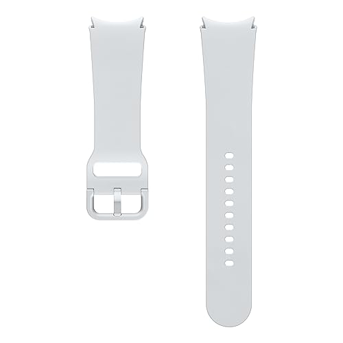 Bracelet Sport Samsung Galaxy Watch M/L couleur argent pour modèles 4 5 6 7 et FE