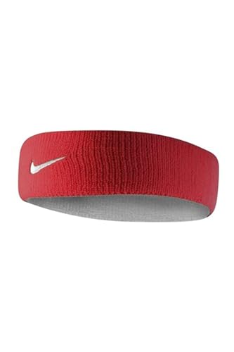 Nike Dri-Fit Home & Away Headband (One Size Fits Most, White/Black)