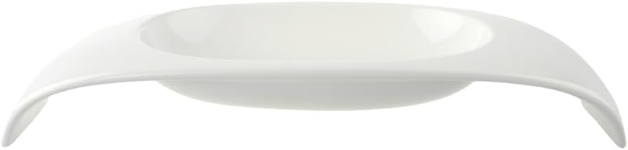 Villeroy & Boch Urban Nature Traverse, Modern Premium Porcelain Fruit Bowl in White, Dishwasher Safe, 57.5 x 26.5 cm