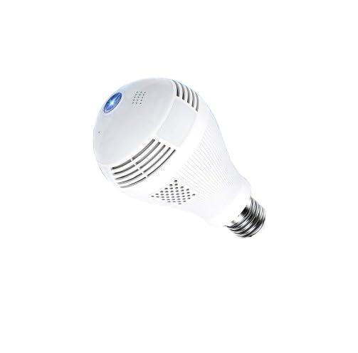 NXXTTNK 360 Degree Wireless Bulb 360° IP Camera with Night Vision, 2-Way Audio and Micro 64GB SD Card Support-picture-18