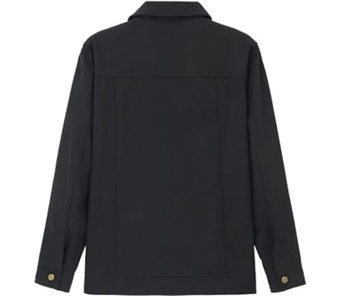 Men's Casual Classic Denim Jacket Button Up Slim Fit Jacket Lightweight Trucker Jackets Overshirt Spring Fall3