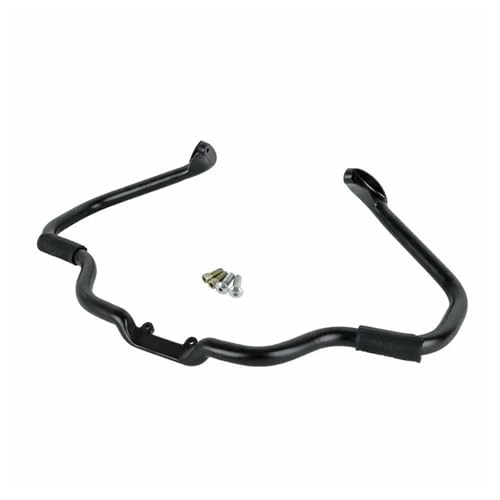 StoßStange Motorrad Highway Motorschutz Crash Bar Für Indian Für Chief Für Chieftain 2014-2023 Für Dark Horse SturzbüGel Sturzpads(Schwarz)