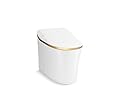 Kohler K-77795-2MB Eir One-piece Elongated Smart Toilet with Dual flush, Vibrant Brushed Moderne Brass
