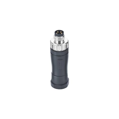 Conector M8 de 4 pines macho código A industrial ensamblado con carcasa de plástico impermeable 2