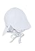 Produktbild Sterntaler Schirmmütze Nacken Basic - Unisex Baby- und Kinder Mütze mit Nackenschutz - UV-Schutz 50+ Hut aus Popeline (Bio) - leichte Sommer Kopfbedeckung mit Gummiband - weiß, Größe 53
