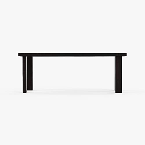 Image of SHRI MINTU'S ART Solid Sheesham Wood Dining Table 8 Seater | Eight Seater Dinning Table with 8 Chairs for Home, Rosewood, Warm Chesnut Finish, Self Assembly Required