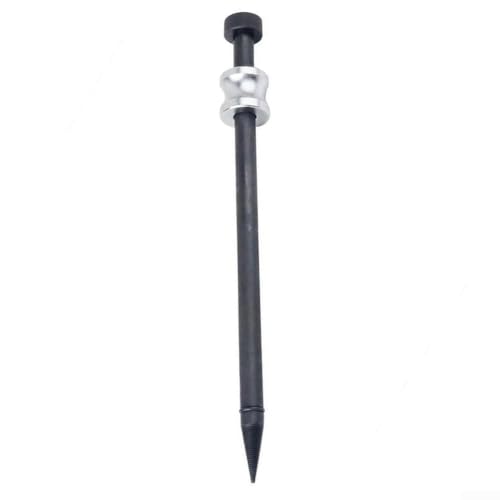 Injector Seal Puller Tool with Cone Thread Tip and Slide Hammer for Removing Fuel Injector Copper Washers in Automotive Repair and Maintenance Workshops