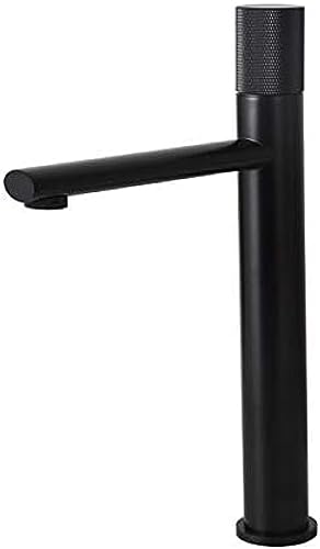 Robinet 100% laiton noir mat pour éliminer les fuites et moderniser votre vasque