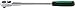 Stahlwille 13121010 1/2-Inch (12.5 mm) Square Drive Reversible Ratchet, 36-Tooth, Long Handle, Chrome Alloy Steel with 2-Component Handle, Chrome-plated, Perfect for Various Tightening Works, L. 380mm