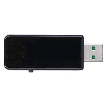 USB Tester, Safety USB Voltage Current Testers Wireless Connection for(Black)