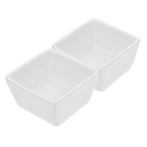 ULTECHNOVO 2Piezas Almacenamiento de Dulces Cuadradas Frascos de Condimentos y Postres Accesorios de Cocina y Restaurantes