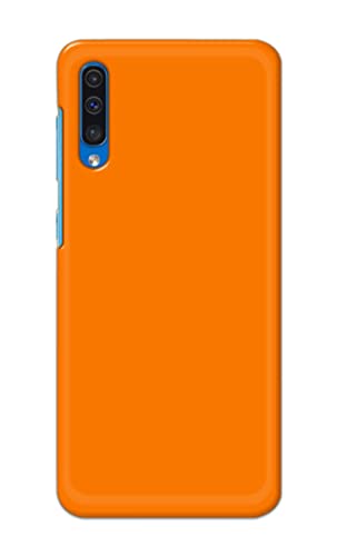 Image of Plain Orange Hard Back Case Cover for Samsung Galaxy A50 / Samsung A50s / Samsung A30s Back Cover -(J5) VNS2229
