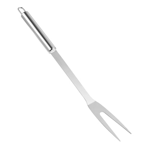 Gogogmee Edelstahl Fleischgabel Serviergabel mit Langem Griff Langlebige Bbq Grillgabel für Fleisch...