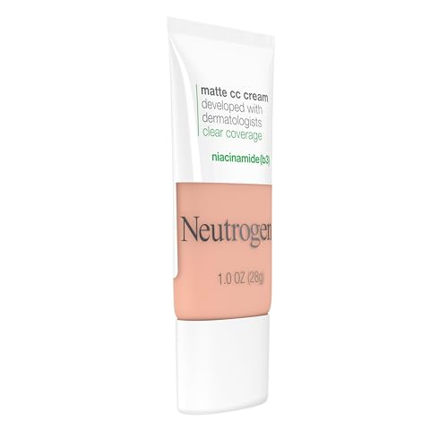 Neutrogena Clear Coverage Flawless Matte CC Cream, Vanilla, 1 oz - image 5