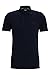 Produktbild BOSS Herren Paule 4 Slim-Fit Poloshirt mit Logo-Knopfleiste Dunkelblau L
