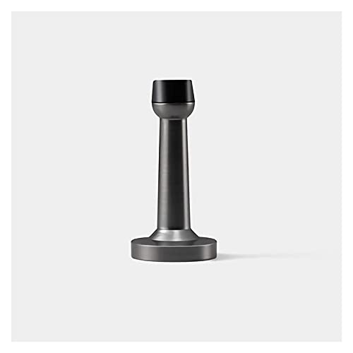 Arrêts de porte muraux Black Nickel avec embout caoutchouc insonorisant - 2
