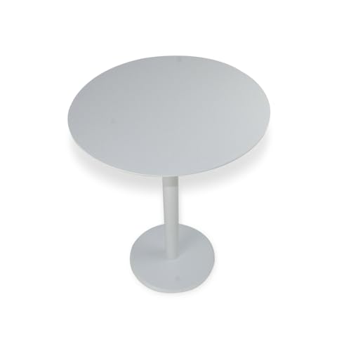 Mesa Lateral Monopé Laqueada 30 cm (OFF WHITE)