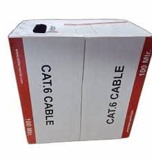 CP PLUS CAT6 UTP Lan Cable 100 Meters in TF Box CP-EUT-6TGL1-100 Outer ...