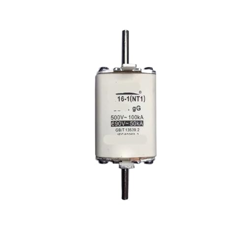 Tube de fusible à carré RT16-1 évite les pannes électriques industrielles calibre 250A NH1