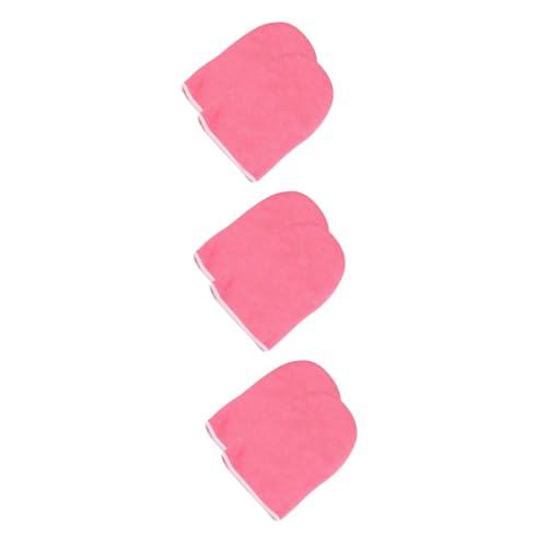 Beatifufu 3 Pairs Hand Spa Gloves Paraffin Therapy Mitts Insulation Gloves for Boys and Girls Adults Moisturizing