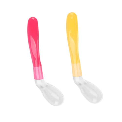 HAMPPLIES Soft Silicone Baby Spoons