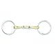 Stübben Gebiss 2222 Wassertrense doppelt gebrochen - 14,0 cm - 16 mm - Sweet Copper
