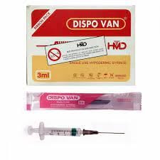 DISPO Van Syringes 3ML with Needle For single use only - Pack of 100 (B0CLM5V1G6) Amazon Price History, Amazon Price Tracker