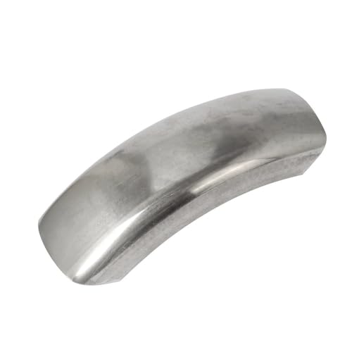 Garde-boue arrière de moto universel plat court 6,1 pouces noir brillant pour Bobber