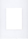 Pack of 10 5x7 White Picture Mats with White Core Bevel Cut for 2.5 X 3.5 Aceo or Sport Card