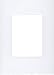 Pack of 10 5x7 White Picture Mats with White Core Bevel Cut for 2.5 X 3.5 Aceo or Sport Card