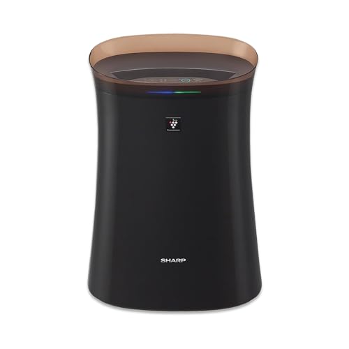 Image of Sharp Air Purifier for Homes / Offices Dual Purification , Plasmacluster Technology,(True HEPA+Carbon+Pre-Filter) Captures 99.97% of Impurities FP-F40E-T Brown 7 Years Warranty